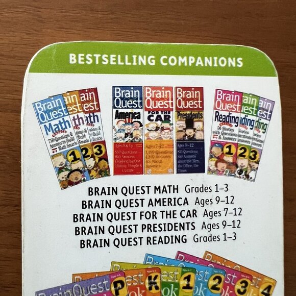 Brain Quest Learn Kindergarten Ages 4-6 Lot of 2 Quiz Deck Revised 4th Ed 2012 - Picture 12 of 13